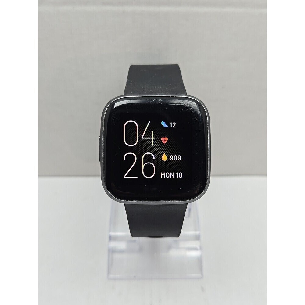 Fitbit Versa 2 Smartwatch Gray 40mm Alexa WR50M Always On Display No Charger